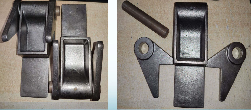 Casting hinge for roll off container. meitu 1