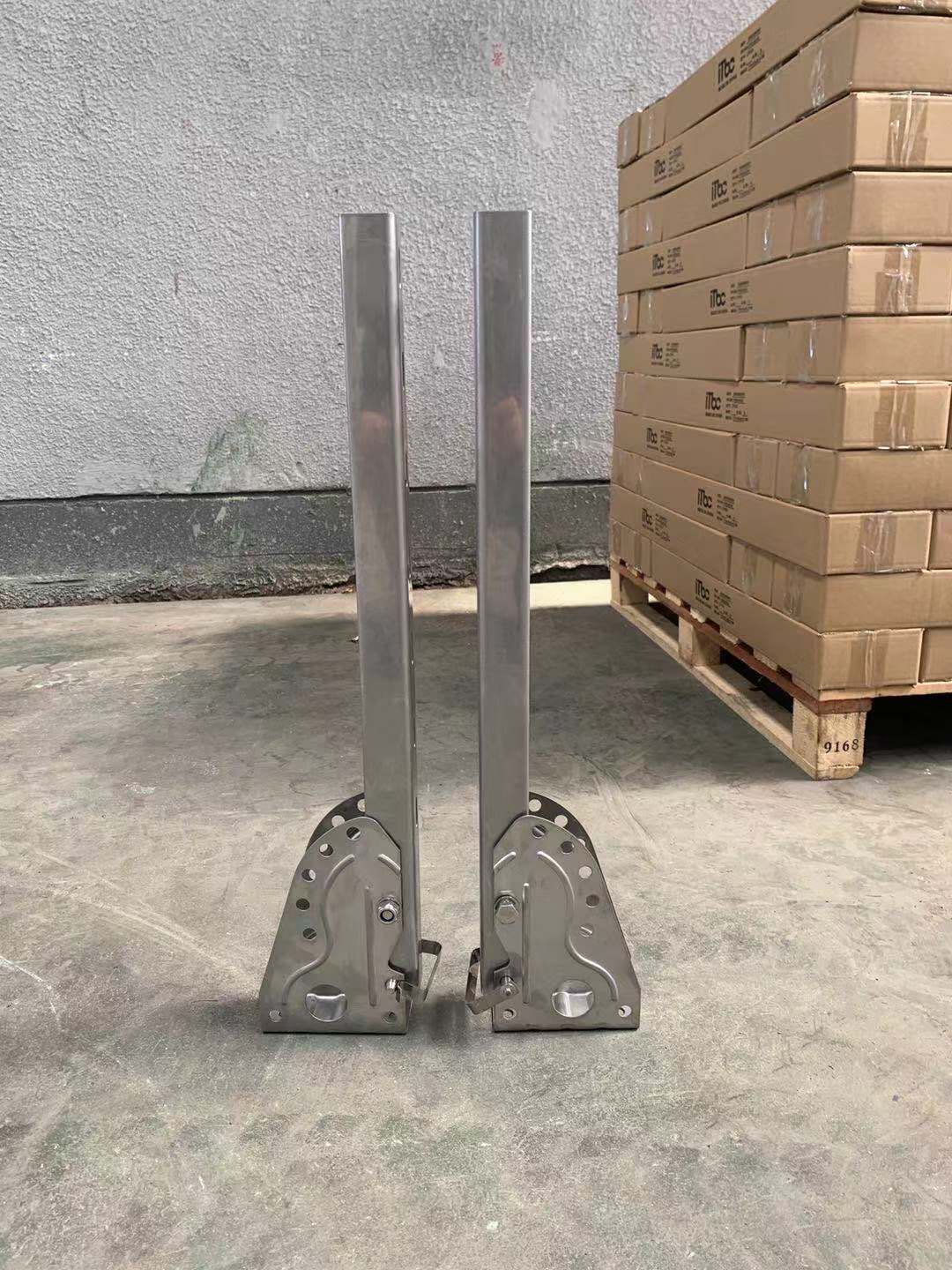 Stainless steel sideguard legs
